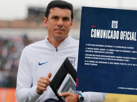 Mauricio Larriera es despedido de Alianza Lima oficialmente tras perder el tricampeonato