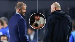 David Beckham, Lionel Messi y Zinedine Zidane.