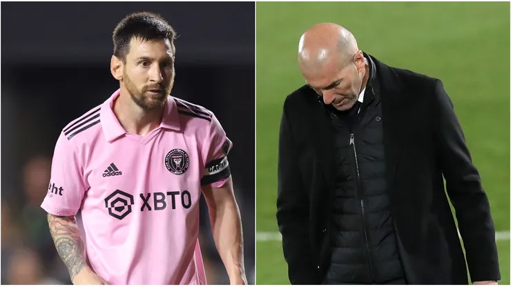 Leo Messi y Zinedine Zidane.