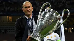 Zinedine Zidane reveló que habla de Real Madrid con Kylian Mbappé. Getty Images.