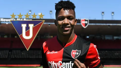 El delantero ecuatoriano fue vendido por Liga de Quito a Newell's
