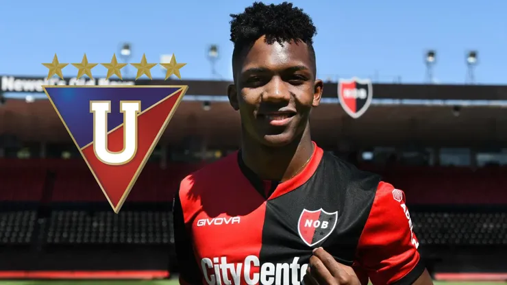 El delantero ecuatoriano fue vendido por Liga de Quito a Newell's