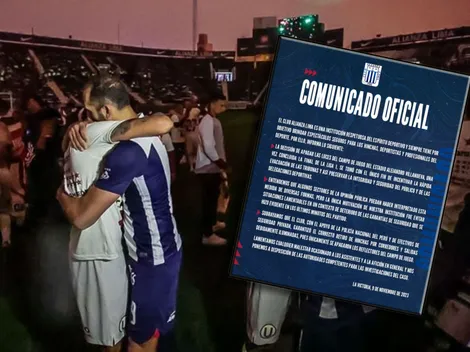 Alianza Lima emite comunicado sobre el apagón a Universitario de Deportes: Post pitazofinal