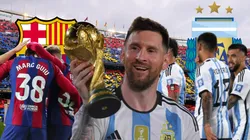 Barcelona vs. Argentina y Lionel Messi.