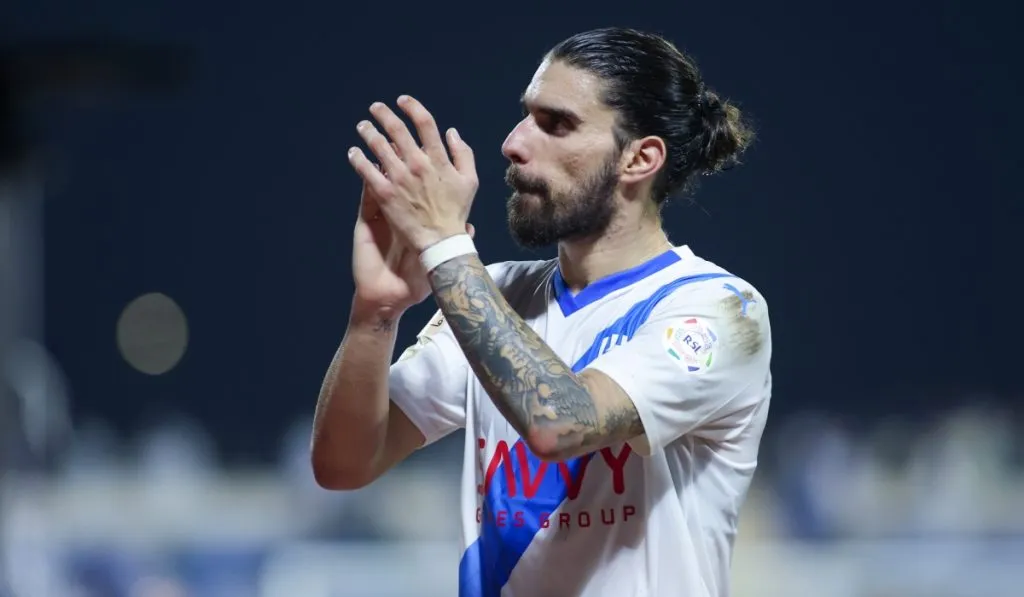 Rubén Neves en un encuentro con Al-Hilal: Getty Images