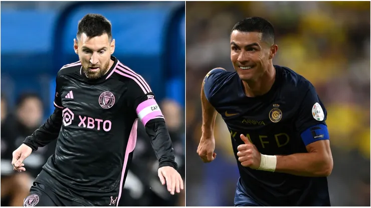 Leo Messi y Cristiano Ronaldo.