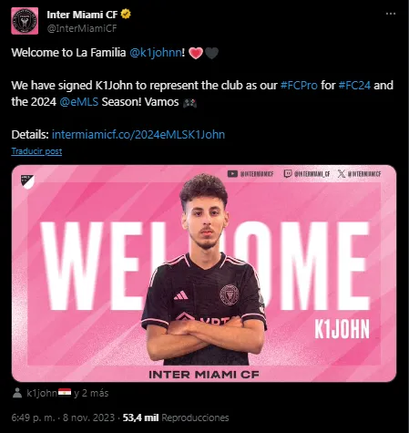 El nuevo refuerzo de Inter Miami