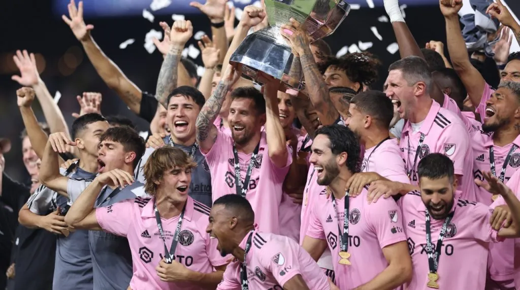 Messi anotó 10 goles para el primer título de Inter Miami. (Foto: Getty Images)