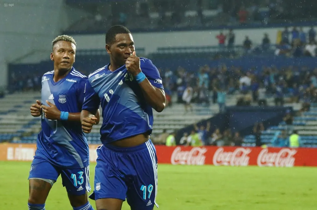 El ‘Cuco’ Angulo no ha anotado ni un solo gol con Emelec en esta temporada. (FOTO: API)