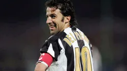 Del Piero, leyenda de la Juventus y el fútbol mundial.