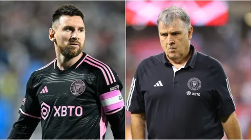 Lionel Messi y Gerardo Martino.