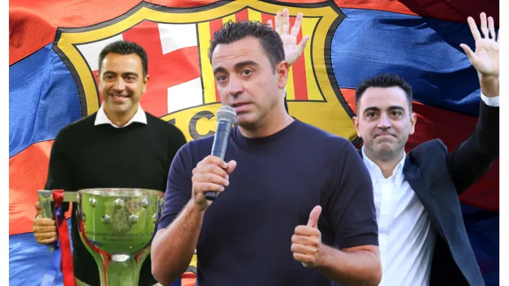 Xavi Hernández en Barcelona.