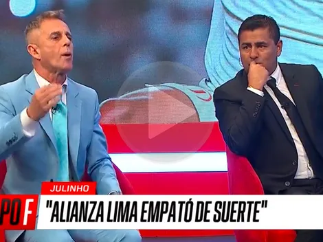 Julinho y su polémico comentario sobre el empate de Alianza Lima: "Empató de suerte"