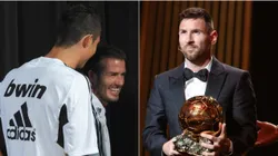 Cristiano Ronaldo, David Beckham y Lionel Messi.