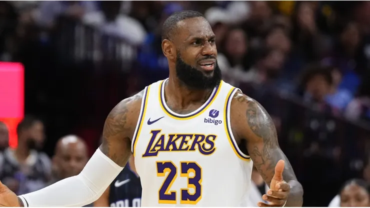 LeBron James, estrella de Los Angeles Lakers.