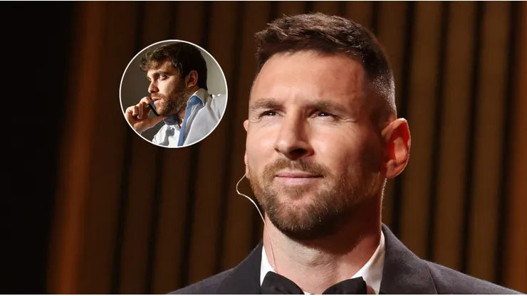 Fabrizio Romano y Lionel Messi.