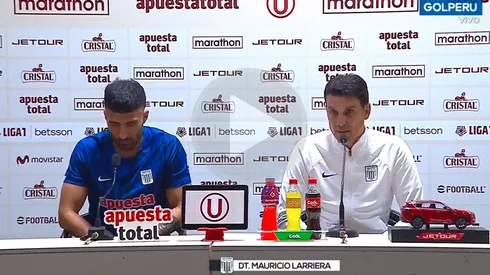 Mauricio Larriera rescata el ánimo y rebeldía de Alianza Lima ante la "U" en el monumental.