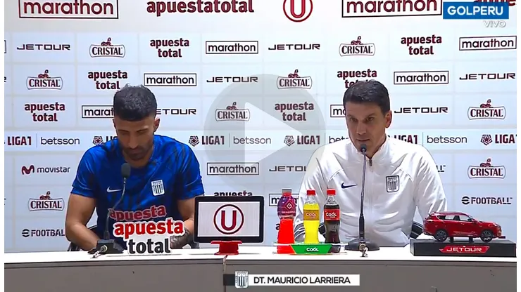 Mauricio Larriera rescata el ánimo y rebeldía de Alianza Lima ante la "U" en el monumental.