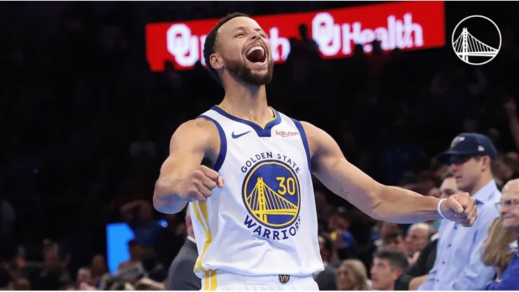 Curry anoto el tiro ganador en Warriors vs Thunder.