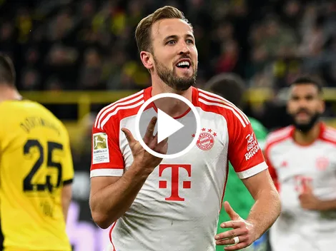Bayern golea con 3 goles de Kane y le quita invicto al Borussia en el clásico