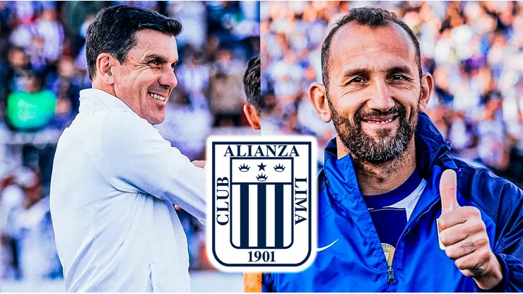 Mauricio Larriera y Hernán Barcos.