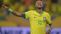 Neymar en un encuentro con Brasil.