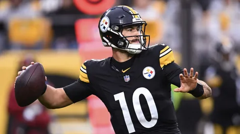 Mitchell Trubisky es el quarterback de los Steelers.