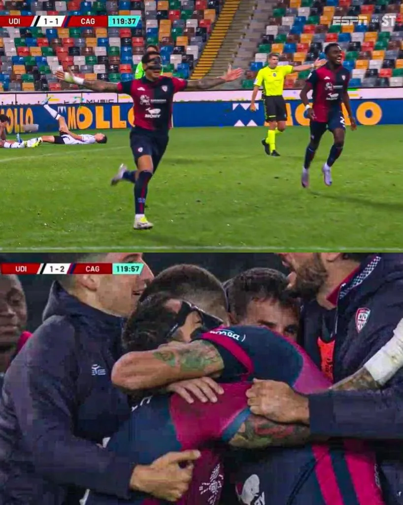 Después de 5 meses parado por lesión anotó Gianluca Lapadula. (Foto: Twitter).