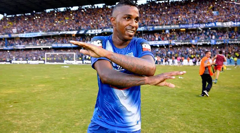 Miller Bolaños marcó en la final de Emelec vs. Barcelona SC y dejó un viral festejo.