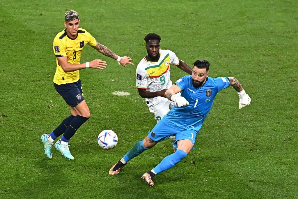 Hernán Galíndez fue el titular de la Selección de Ecuador en Qatar. Foto: Getty.