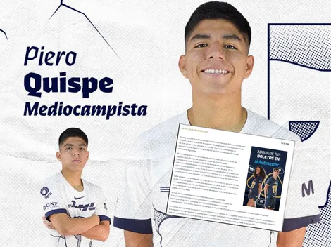 Pumas destroza a Universitario de Deportes en respuesta a reclamo por Piero Quispe