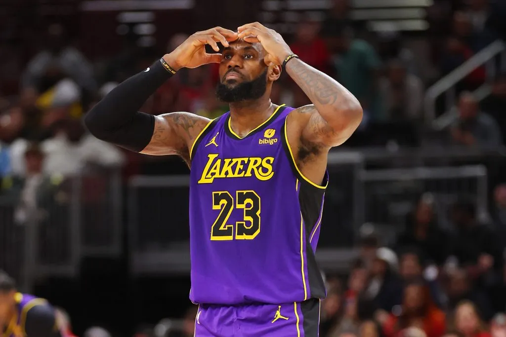 LeBron, figura de los Lakers. (Foto: Getty)