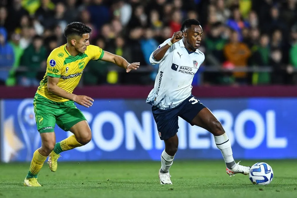 Renato Ibarra regresó a Ecuador en este 2023 y fue una de las figuras de Liga de Quito. Foto: Getty.