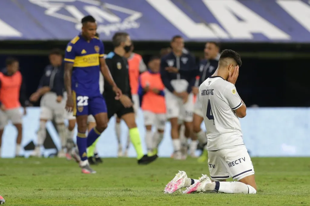 Piero Hincapié hace dos temporadas se encontraba en Talleres de Córdoba de Argentina y hoy lo pelean los grandes de Europa. Foto: Getty.