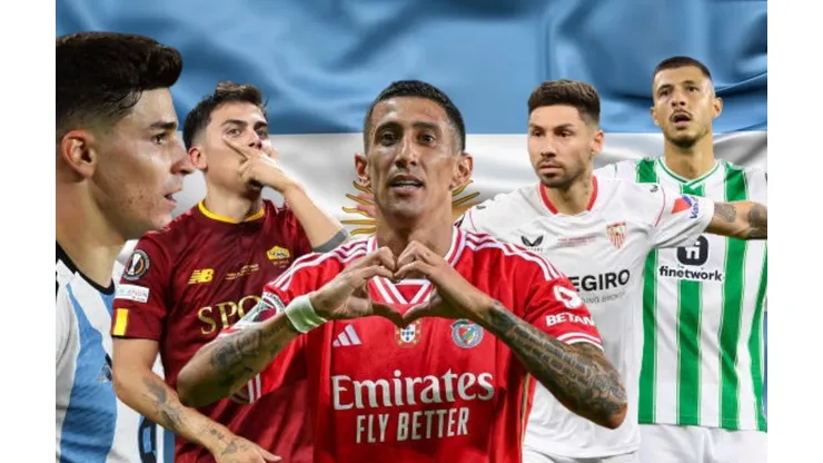 Algunos de los argentinos que pueden cambiar de equipo en la próxima temporada.