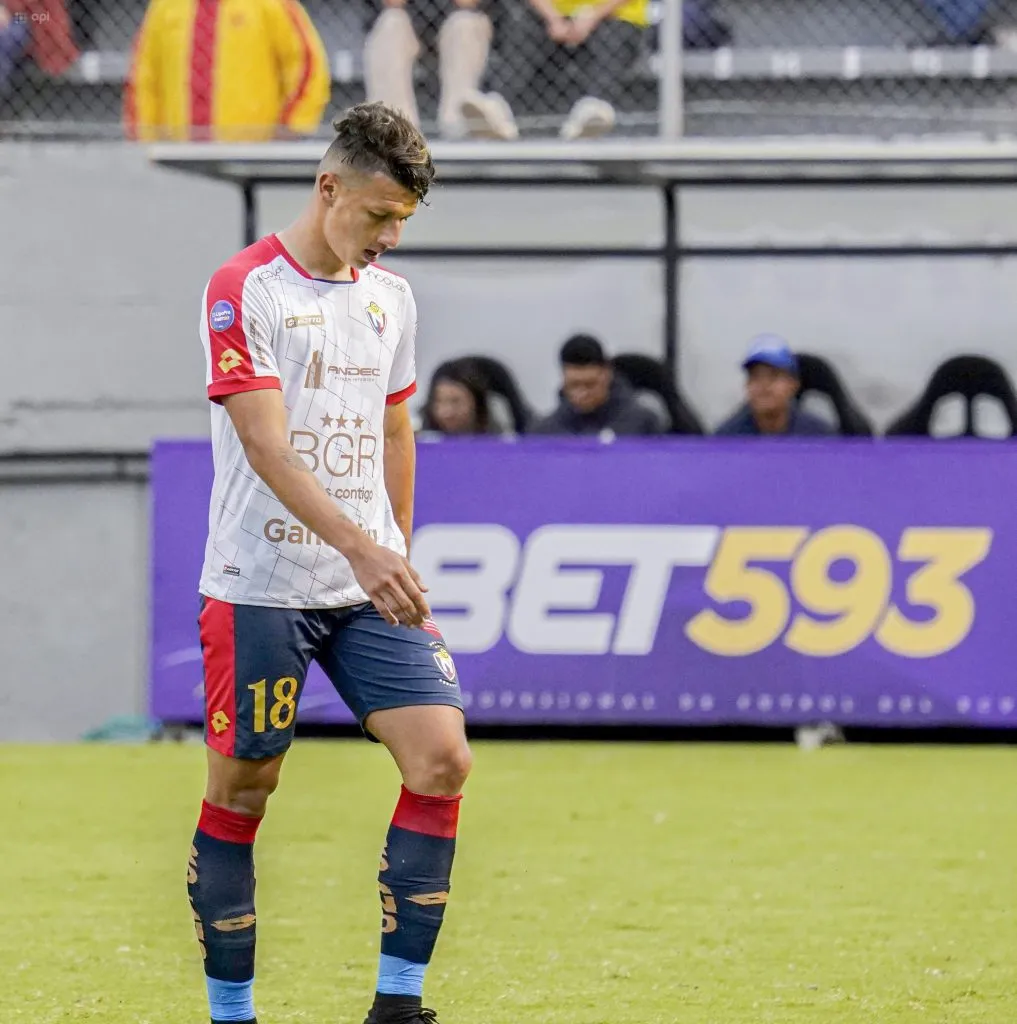 Byron Palacios tuvo un gran 2023 con la camiseta de El Nacional. (Foto: API)