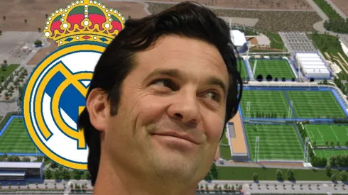 Santiago Solari y la ciudad deportiva de Real Madrid.