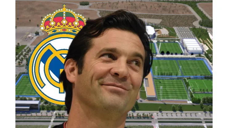 Santiago Solari y la ciudad deportiva de Real Madrid.