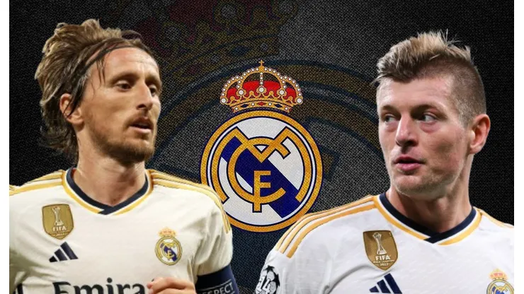 Luka Modric y Toni Kroos en Real Madrid.