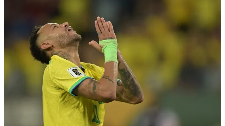Neymar en un encuentro con la selección de Brasil.