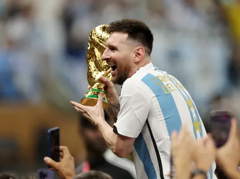 La reacción de Messi al primer aniversario de Qatar