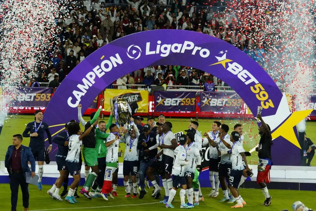 Liga de Quito consiguió la primera LigaPro de su historia. (Foto: API)