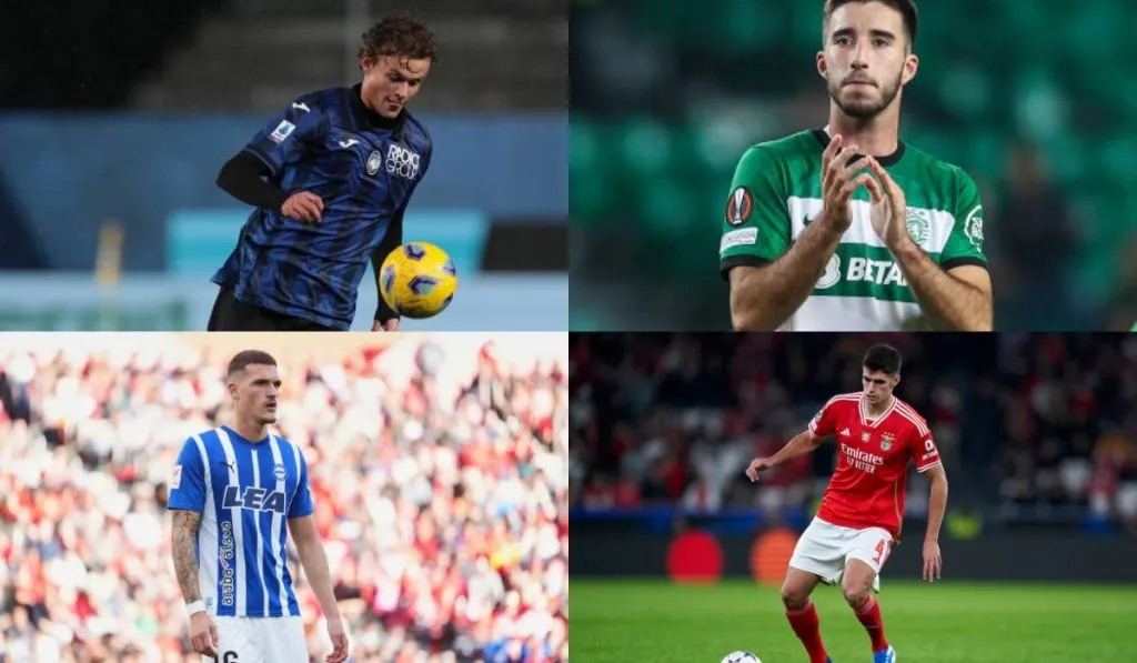 Giorgio Scalvini, Goncalo Inacio, Rafa Marín y Antonio Silva, las primeras opciones para reemplazar a David Alaba: Getty Images