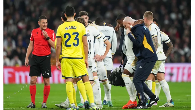 Lesiones en Real Madrid vs. Villarreal.