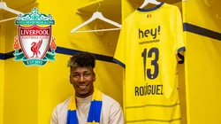 Kevin Rodríguez cambió camiseta con este jugador