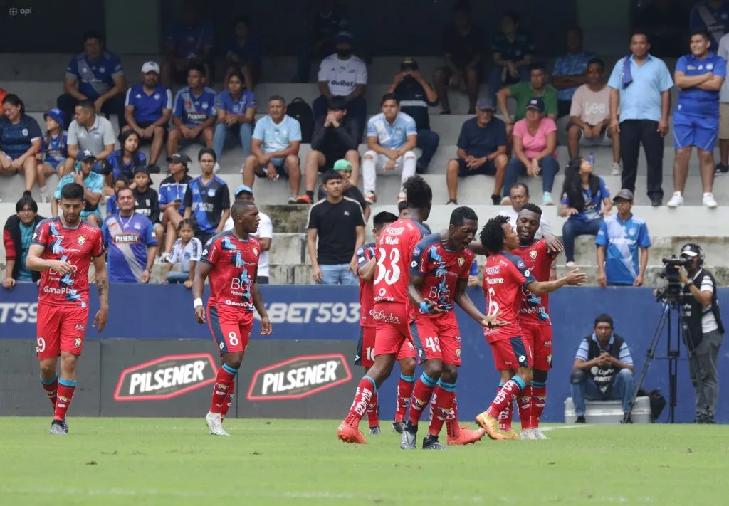 Maicon Solis ya le marcó un gol a Emelec en este 2023. (Foto: API)