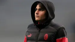 Luka Romero en un encuentro con AC Milan.