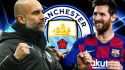 Pep Guardiola, Lionel Messi y Manchester City.