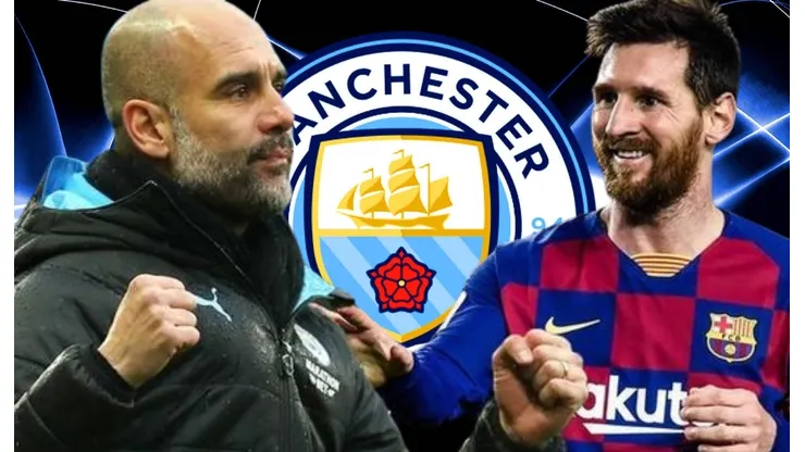 Pep Guardiola, Lionel Messi y Manchester City.