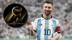 Lionel Messi y los Dubái Soccer Awards.